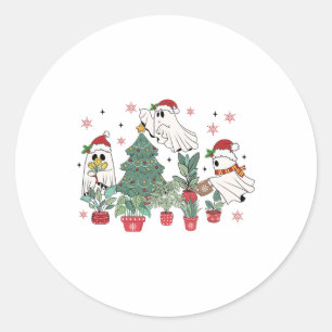 Adesivo Fábrica Fantasma Com Crianças De Natal De Árvore X