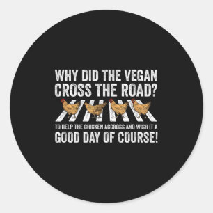 Adesivo Fábrica Vegetal De Frango Do Dia Mundial Do Vegan