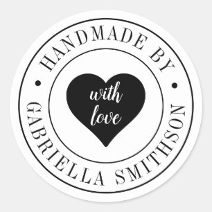 Adesivo Fabricado com Artesanato Love Produto artesanal