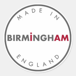 Adesivo Fabricado em Birmingham Stickers