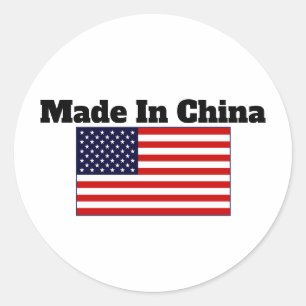 Adesivo Fabricado no China USA Sticker