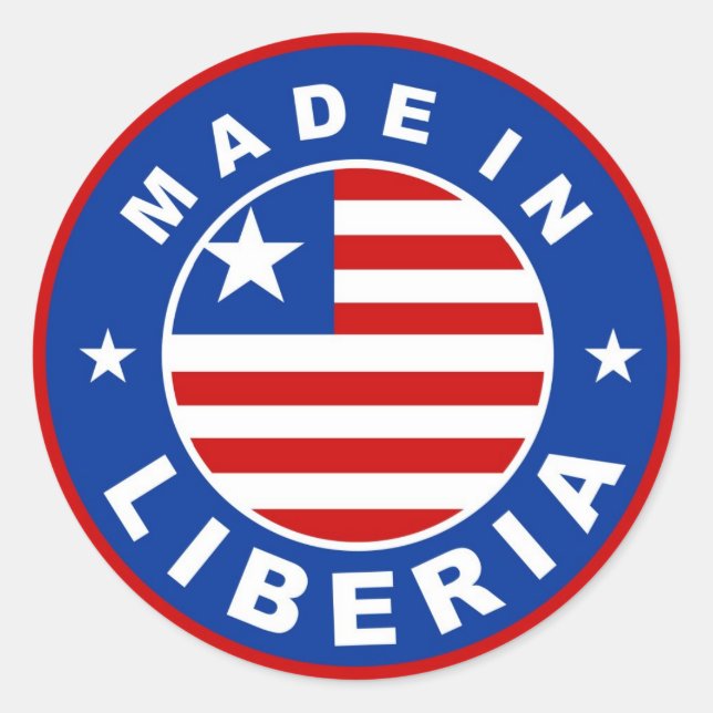 Adesivo fabricado no país liberal com o rótulo do produto  (Frente)