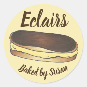Adesivo Fabricado Por Homemade Eclair Pastorey Personaliza