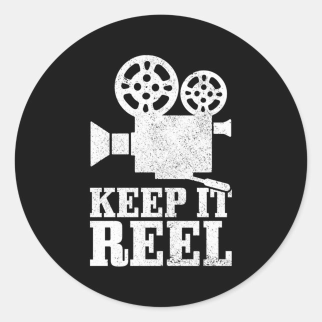 Adesivo Fabricante de Filmagem da Câmera Mantenha Reel Mov (Frente)