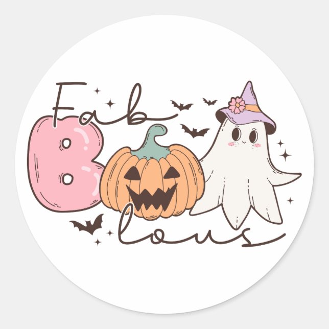 Adesivo Fabuloso Halloween (Frente)