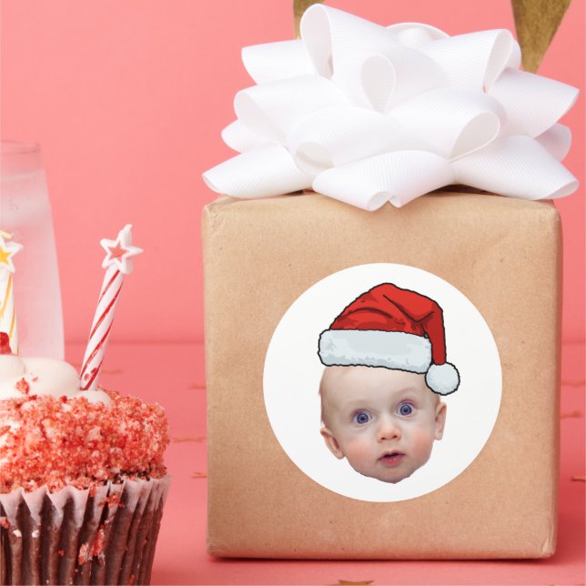 Adesivo Fabuloso Papais noeis de Fotografias Personalizada (Festa)