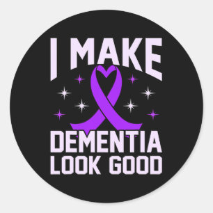 Adesivo Faça a demência parecer boa Alzheimerheimer