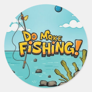 Adesivo Faça a pesca: abraça a aventura!