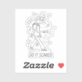 Adesivo Faça Assustado - Cartola