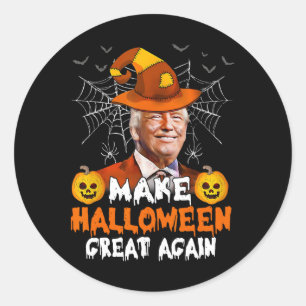 Adesivo Faça Excelente De Halloween Novamente Engraçado Tr