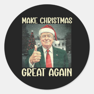 Adesivo Faça Excelente De Natal Novamente Papais noeis Eng