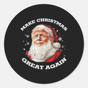 Adesivo Faça Excelente De Natal Novamente Papais noeis Eng