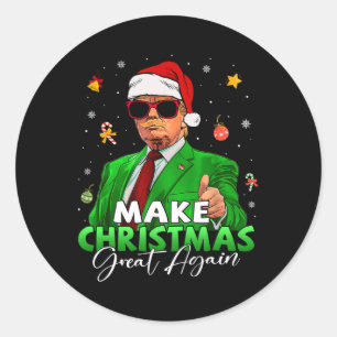 Adesivo Faça Excelente de Natal novamente Papais noeis eng