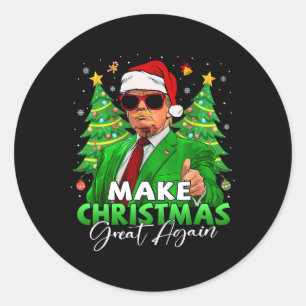 Adesivo Faça Excelente de Natal novamente Papais noeis eng