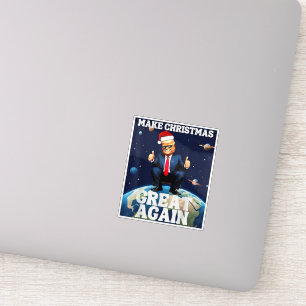 Adesivo Faça Excelente De Natal Novamente Xmas Engraçado T