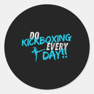 Adesivo Faça Kickboxing Todos os Dias