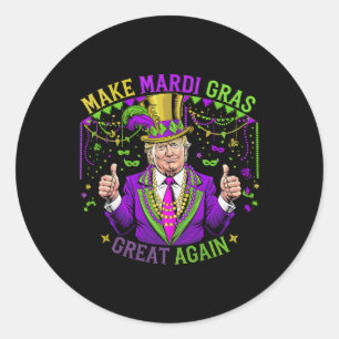 Adesivo Faça Mardi Gras Excelente Novamente Divertido Mard