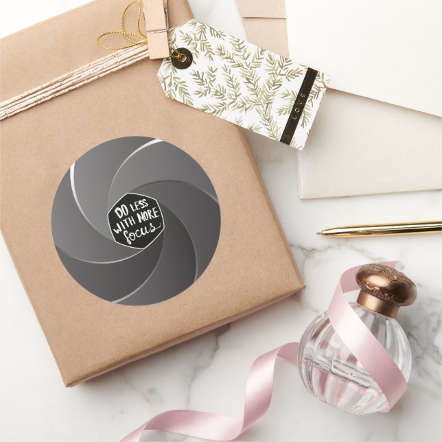 Adesivo Faça menos com mais foco (Presentear)