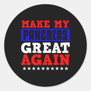 Adesivo Faça Meu Excelente De Pancrease Diabete Divertido 