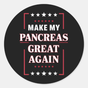 Adesivo Faça meu Excelente Pâncreas mais uma vez Sensibili