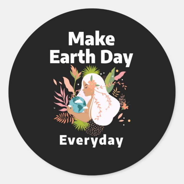Adesivo Faça o Dia da Terra todo dia (Frente)