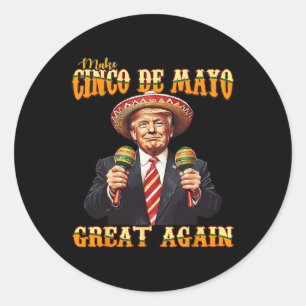 Adesivo Faça o Excelente Cinco de Mayo novamente