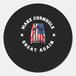 Adesivo Faça o Excelente Cornhole Novamente Presente