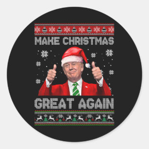 Adesivo Faça o Excelente de Natal de novo Xmas Engraçado T