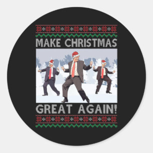 Adesivo Faça o Excelente de Natal de novo Xmas Engraçado T