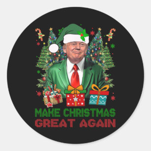Adesivo Faça o Excelente de Natal de novo Xmas Engraçado T