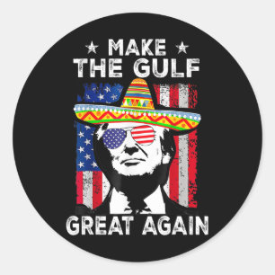 Adesivo Faça o Excelente do Golfo novamente Trump México A