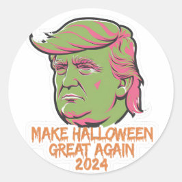 Adesivo Faça o Excelente do Halloween de novo 2024 Sticker
