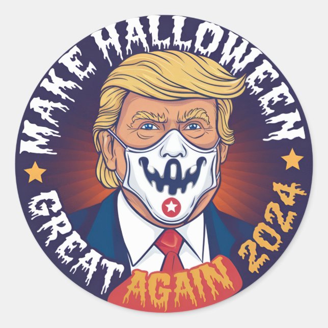 Adesivo Faça o Excelente do Halloween de novo adesivo:Insp (Frente)