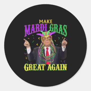 Adesivo Faça o Excelente Mardi Gras novamente Trump New Or