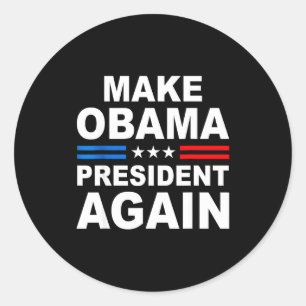 Adesivo Faça Obama Presidente Novamente Obama Para Preside