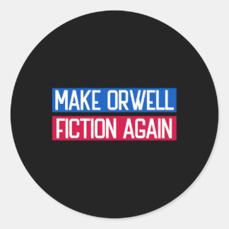 Adesivo Faça Orwell Fiction Novamente Libertarian Orwellia