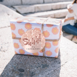 Adesivo Faça Pop a cada momento com "Shhh... é uma surpres