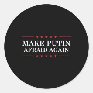 Adesivo Faça Putin Ter Medo Novamente - Apoie a Ucrânia e