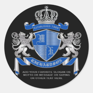 Adesivo Faça seu próprio Casaco de armas emblema de leã