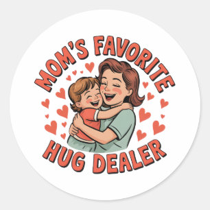 Adesivo Faça um abraço em qualquer lugar - o amor da mãe e