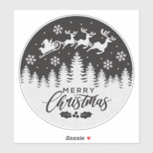 Faça um feliz Papai noel de Natal Deer White Stick