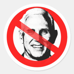 Adesivo Face com Mike Pence Riscado