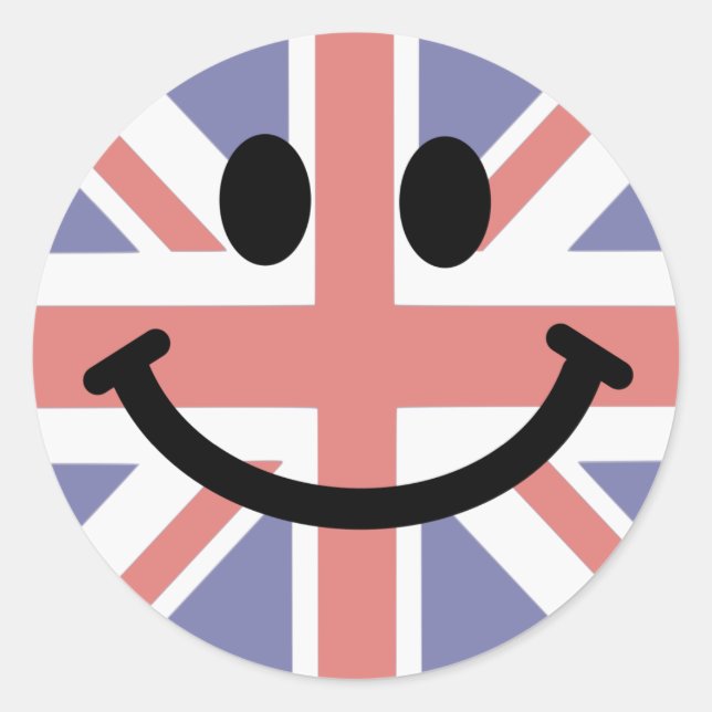 Adesivo Face da bandeira britânica (Frente)