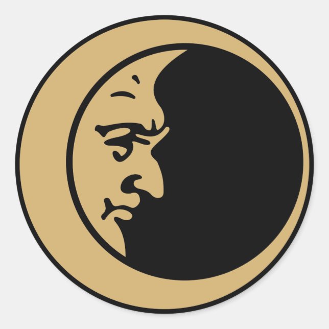 Adesivo Face da Lua Crescente (Frente)