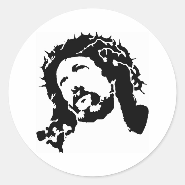 Adesivo Face de Jesus (Frente)