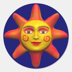 Adesivo Face do sol