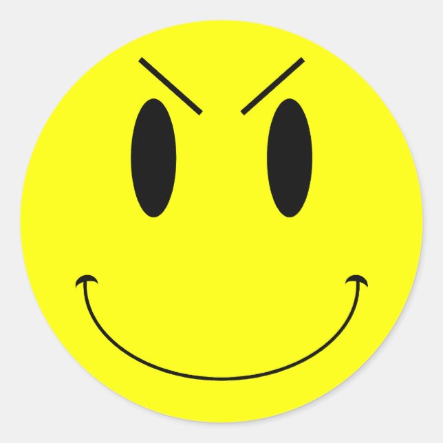 Adesivo Face Mau KRW amarela (Frente)