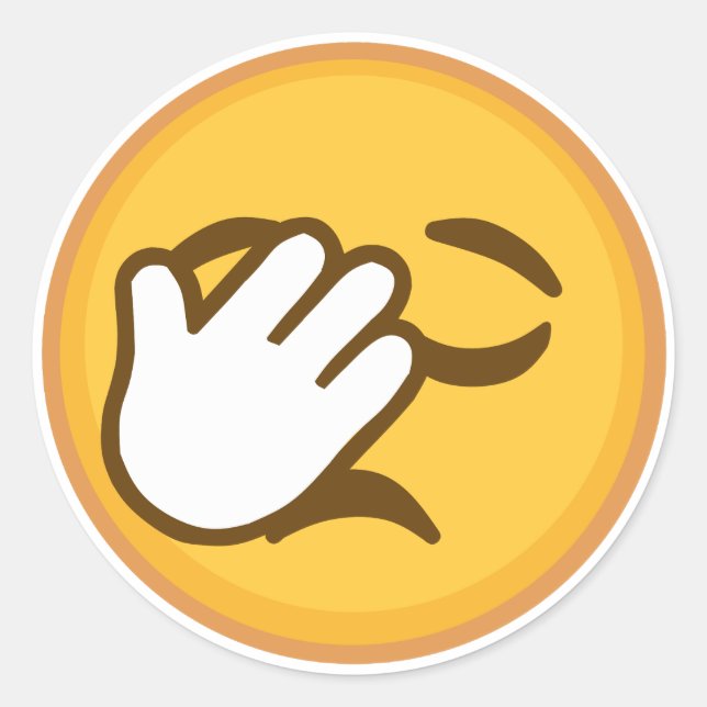 Adesivo Face Palm (Frente)