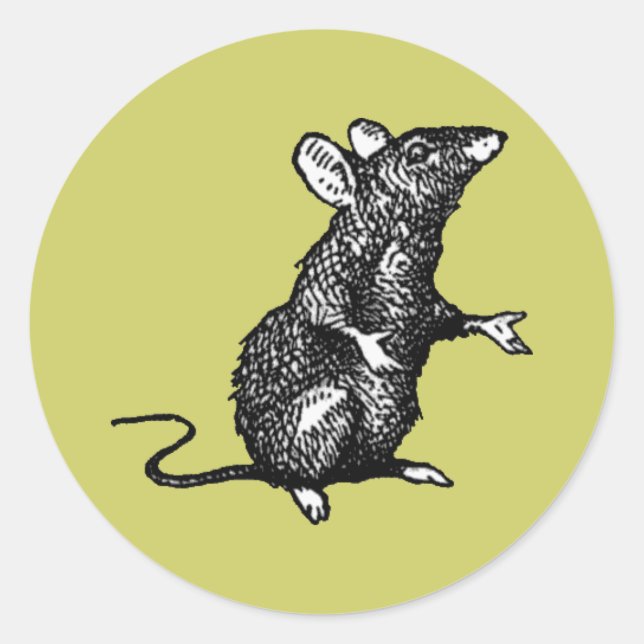 Adesivo "face rato" - Personalizada (Frente)