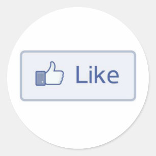 Adesivo Facebook gosta